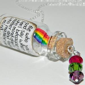Pride/lgbt Rainbow Necklace